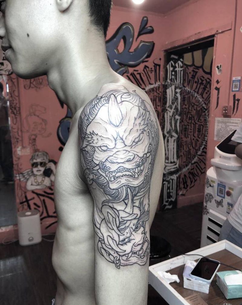 下次继续纹身图片_手臂纹身图案