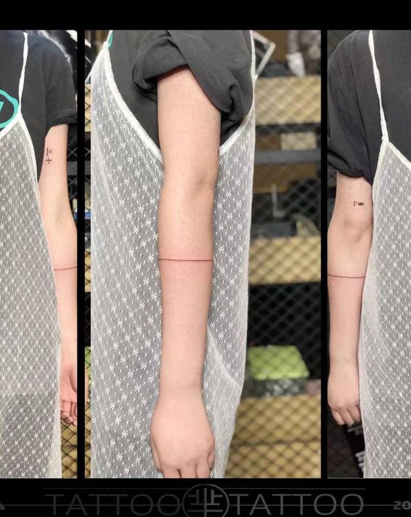 线纹身图片_手部手臂纹身图案