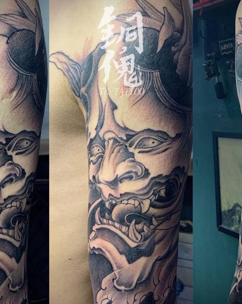 般若纹身图片_新传统纹身图案