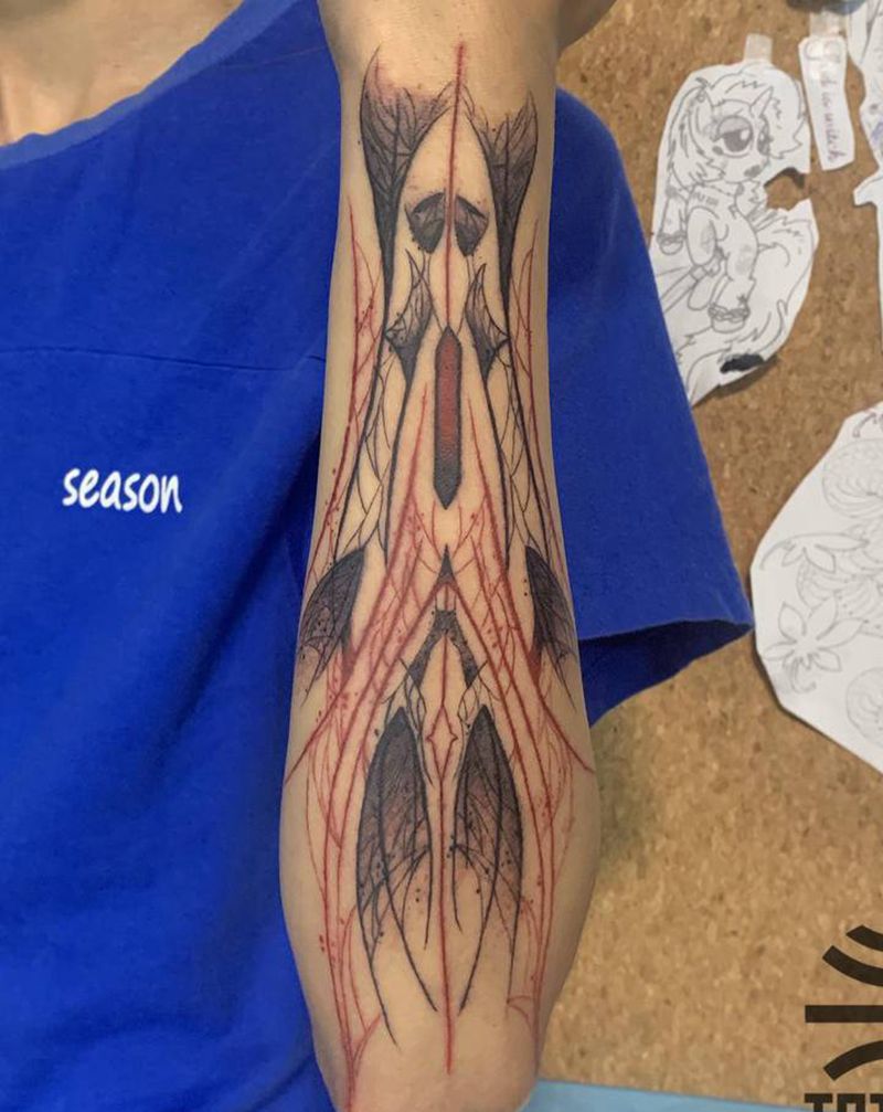 自带图纹身图片_手臂图腾纹身图案