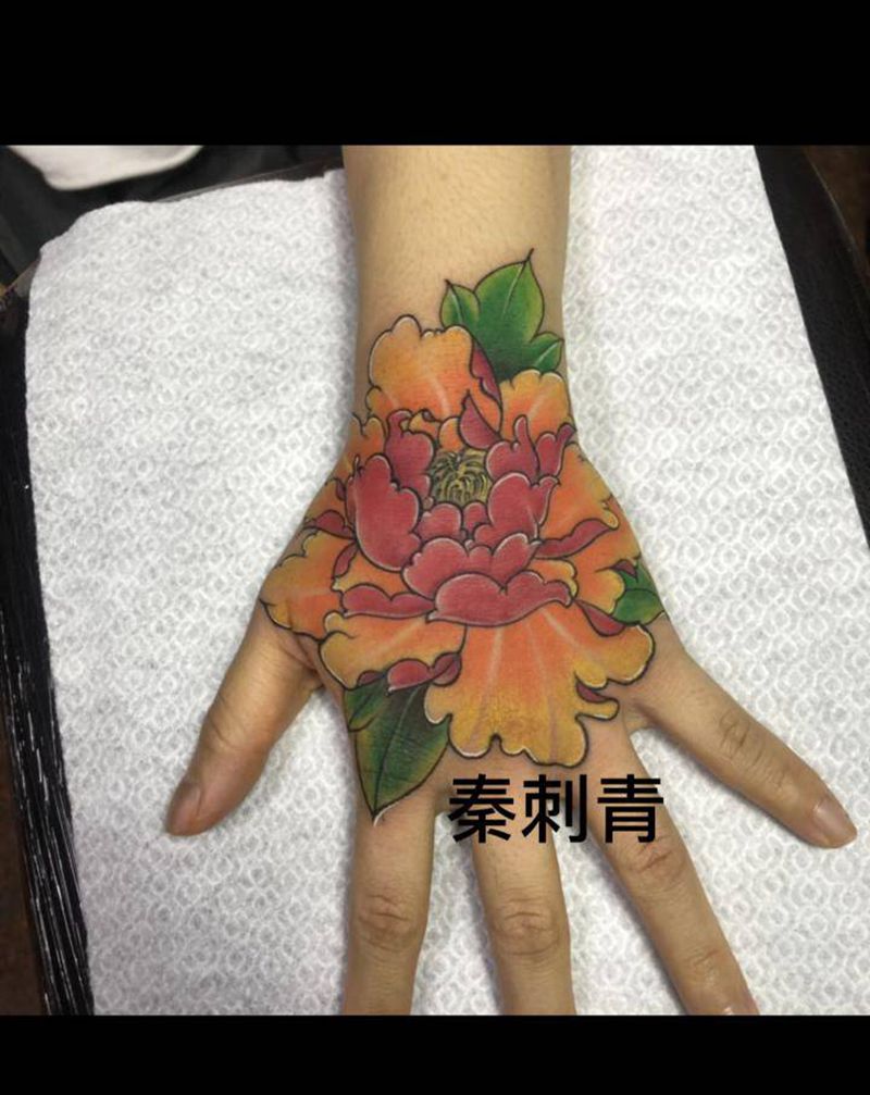 遮盖纹身图片_手部纹身图案