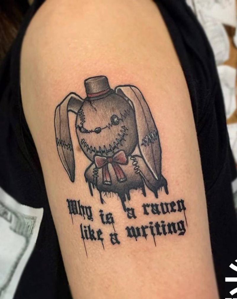 兔公仔纹身图片_手臂纹身图案