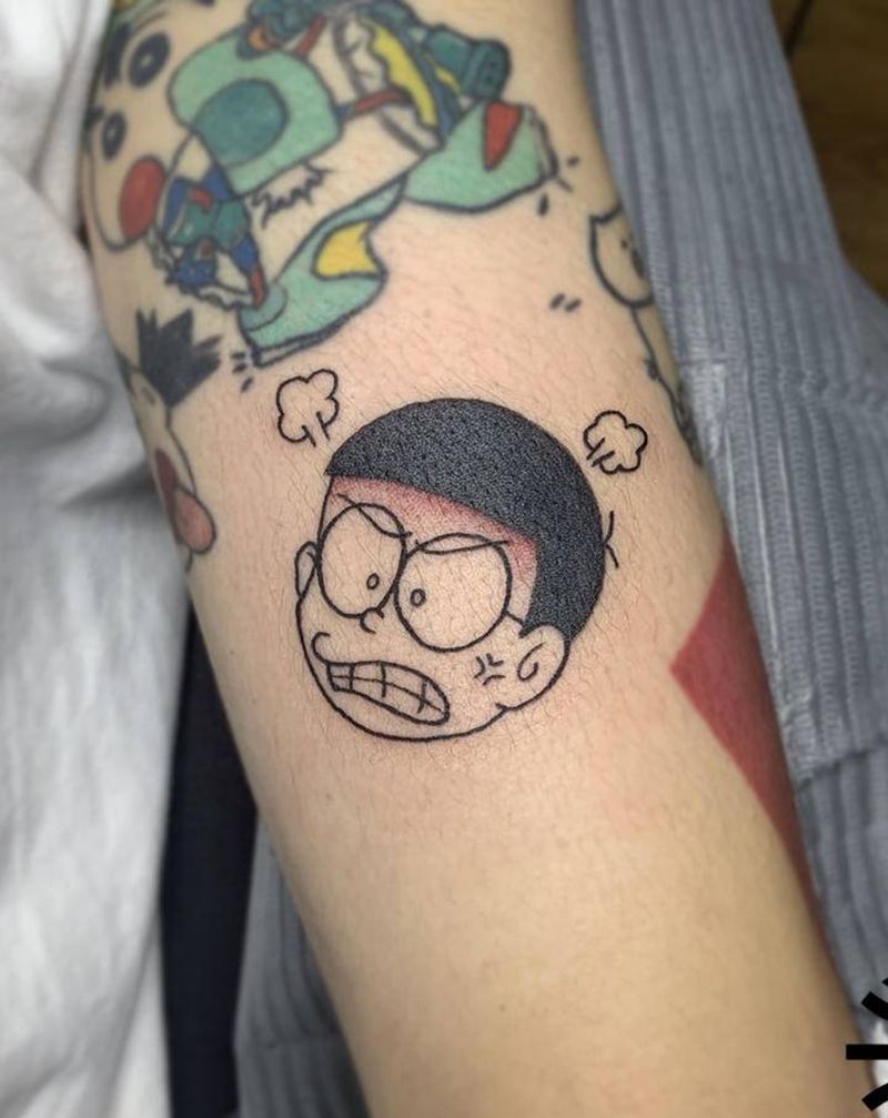 大雄纹身图片_手臂纹身图案