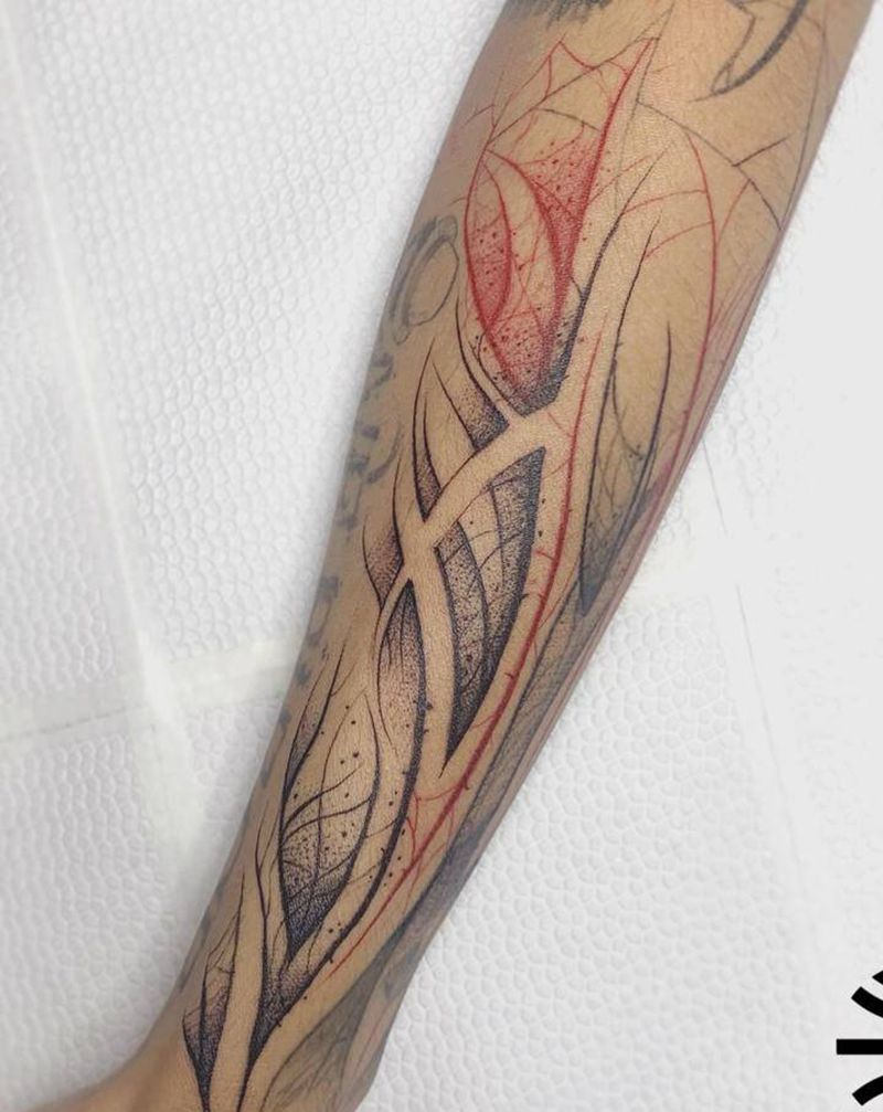 手绘2纹身图片_手臂纹身图案