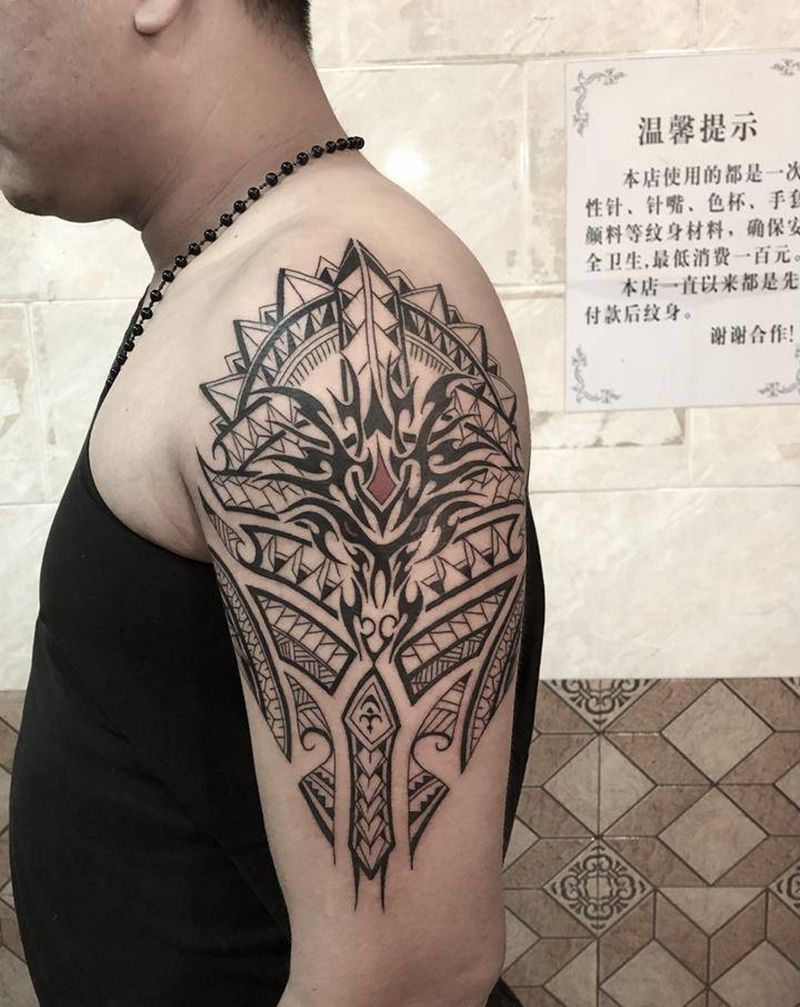 时间不是问题保持质量纹身图片_手臂臀部几何老传统纹身图案