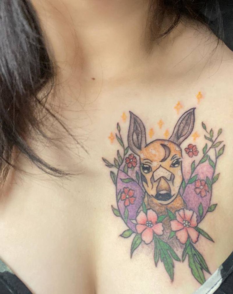 小图纹身图片_肩部纹身图案