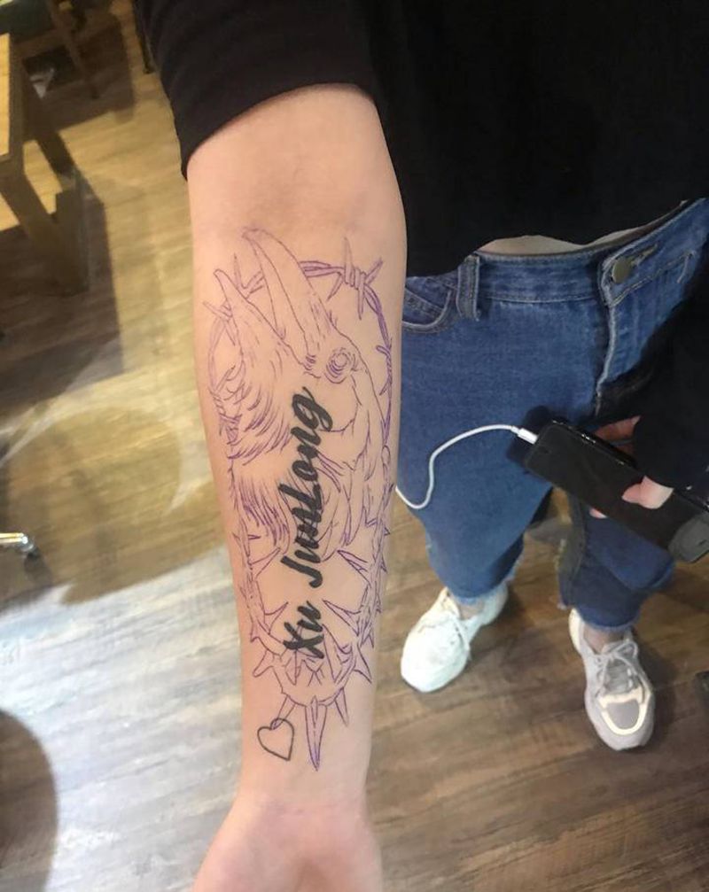 遮盖纹身图片_手臂纹身图案