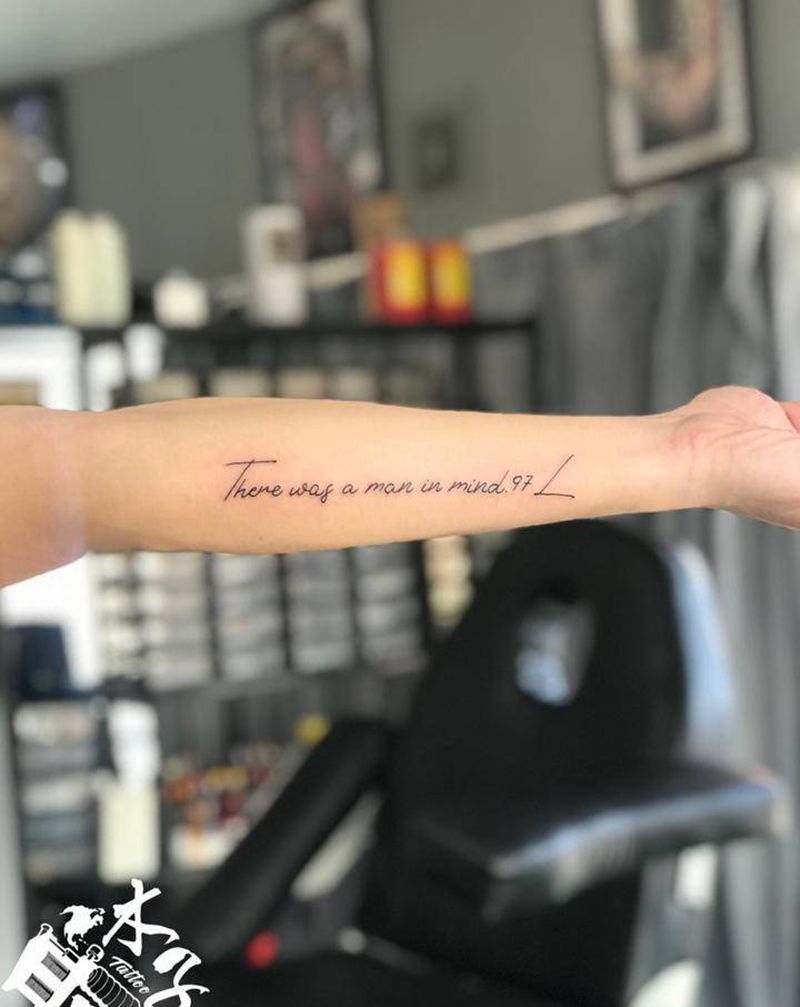 英文纹身图片_手臂纹身图案