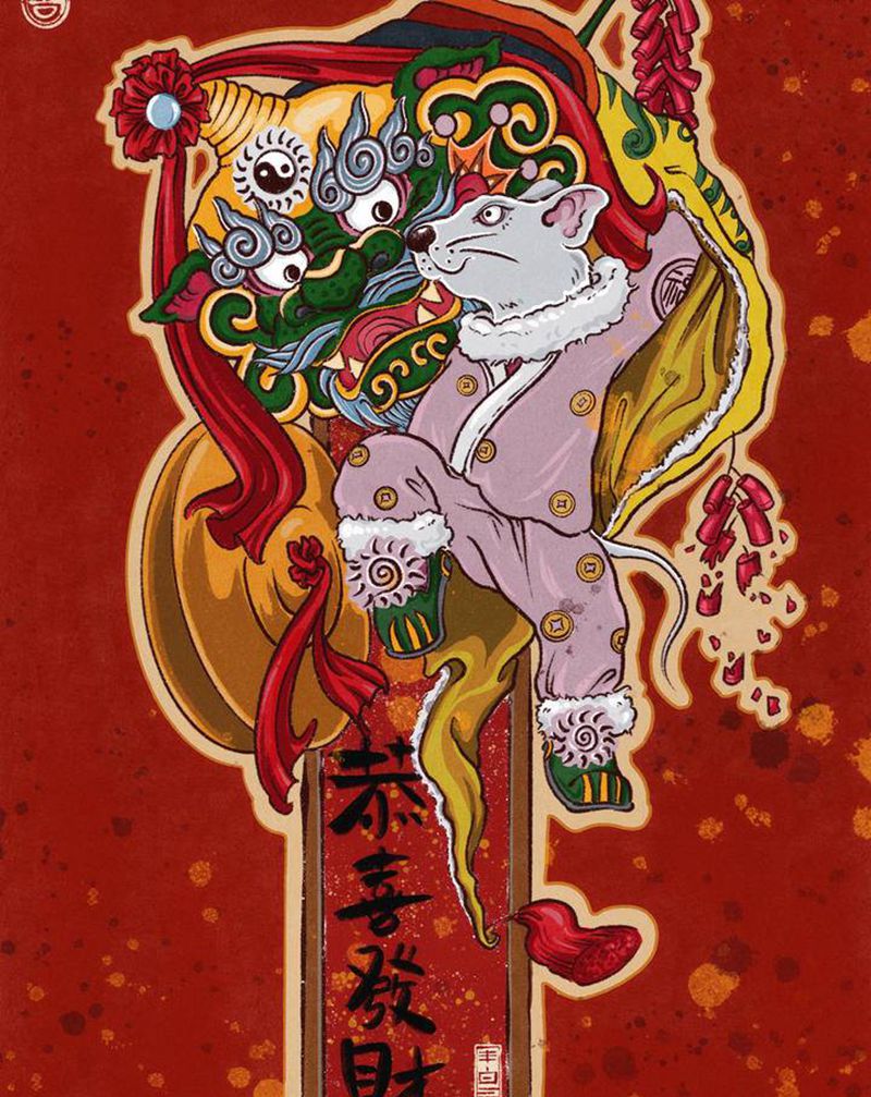 《海陆丰麒麟·庚子版》纹身图片_新传统纹身图案