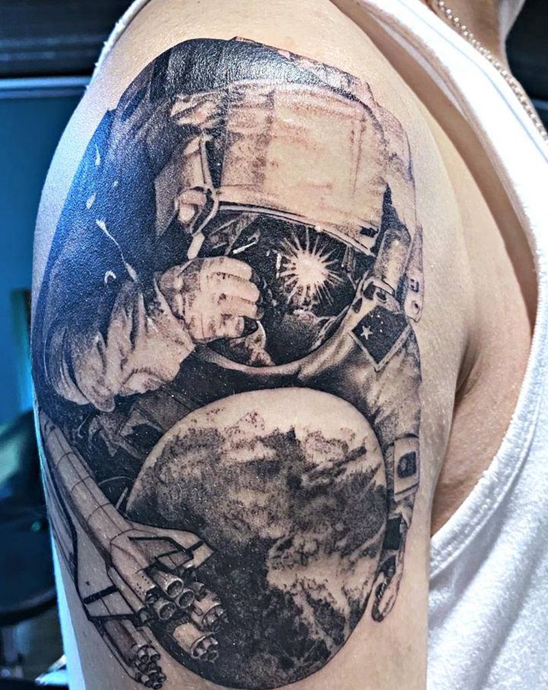 探索纹身图片_手臂欧美写实纹身图案