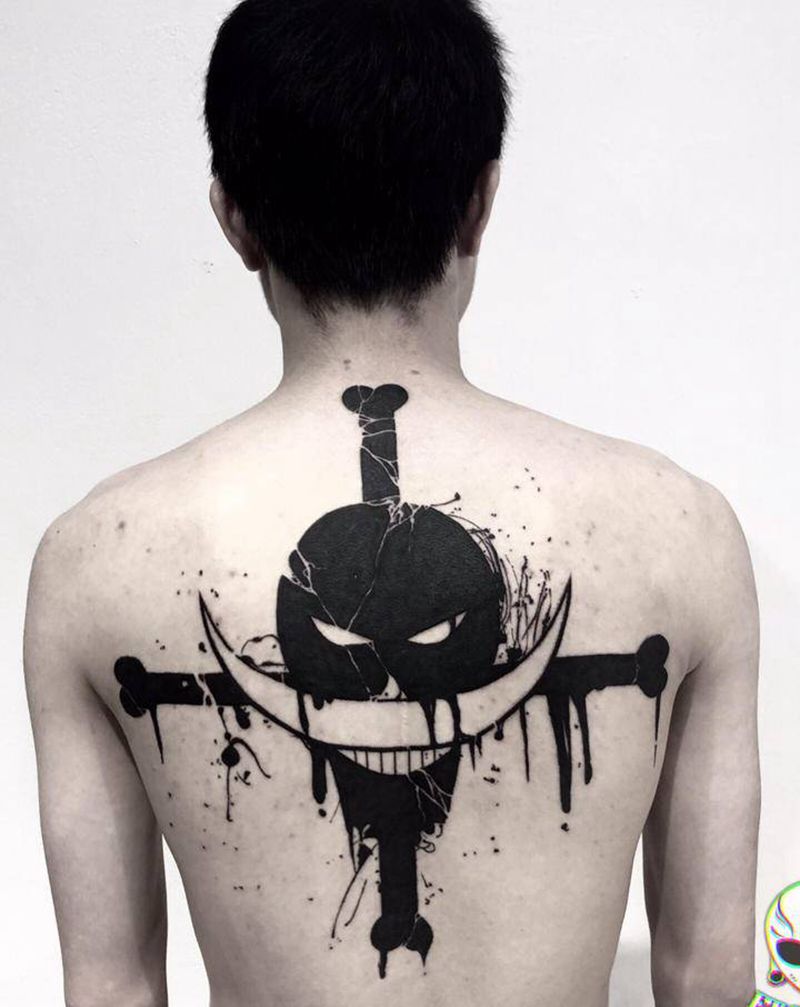 你懂的纹身图片_背部纹身图案