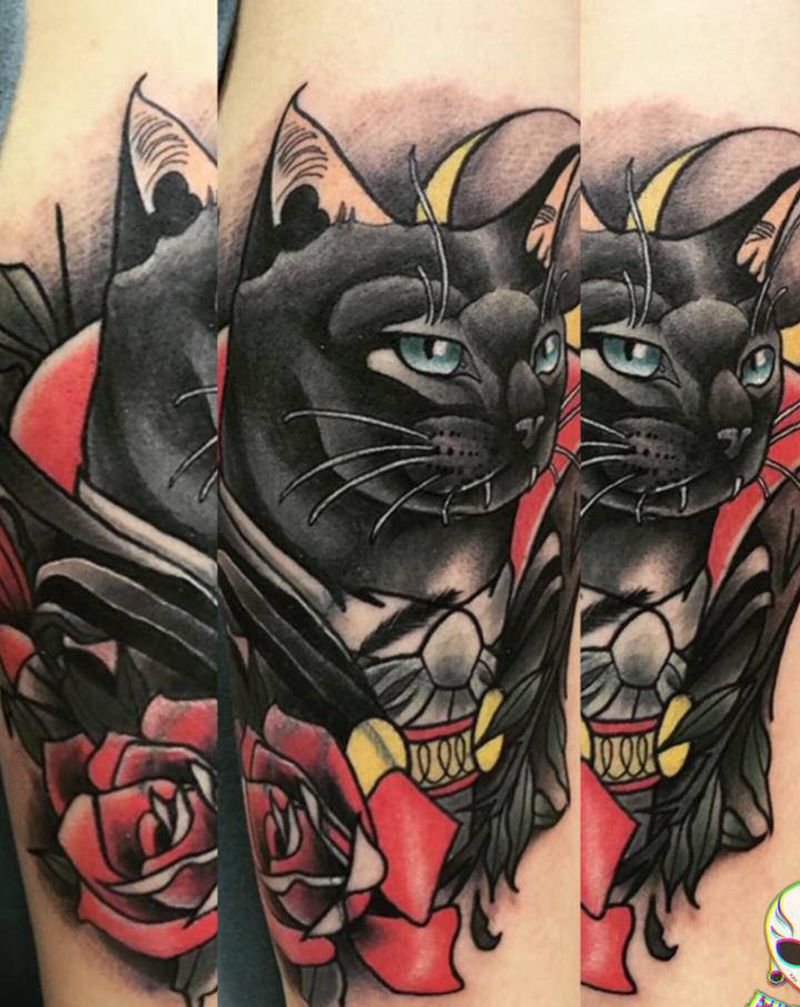 遮盖纹身图片_New School纹身图案