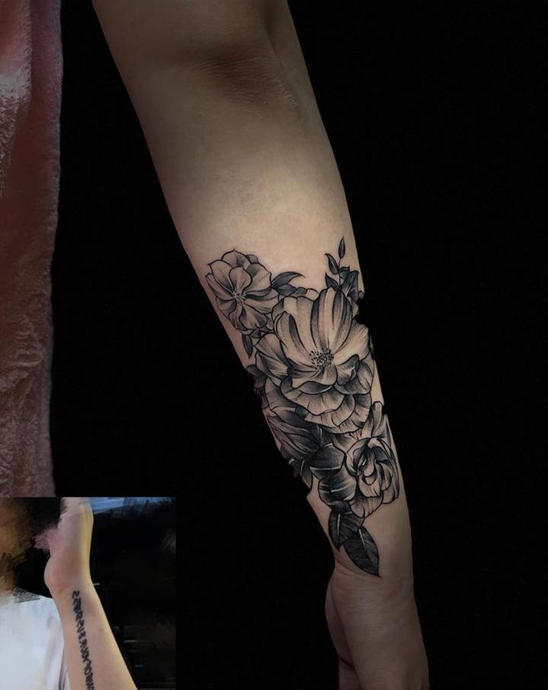 遮蓋纹身图片_手部纹身图案