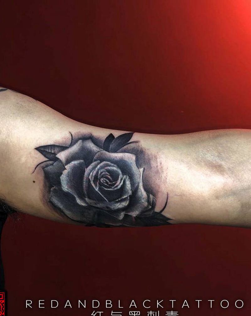 暴力遮盖纹身图片_手臂欧美写实纹身图案