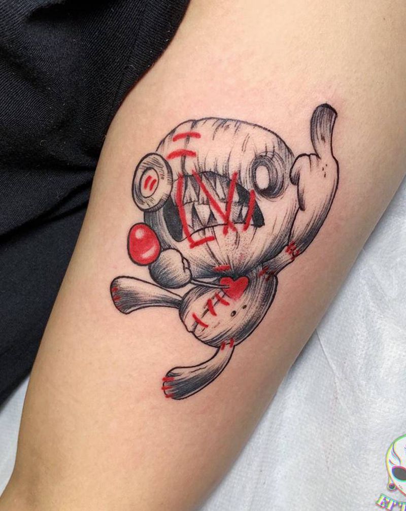 木偶纹身图片_手臂纹身图案