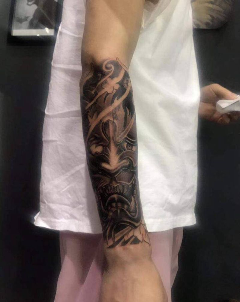 般若.纹身图片_手臂手部新传统纹身图案