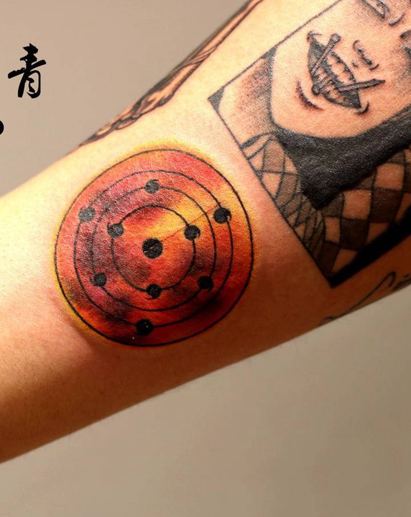 火影纹身图片_手部欧美写实纹身图案