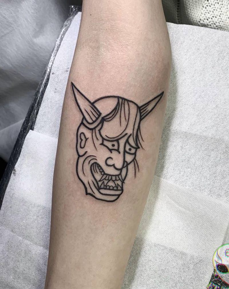 小般若纹身图片_手部手臂纹身图案