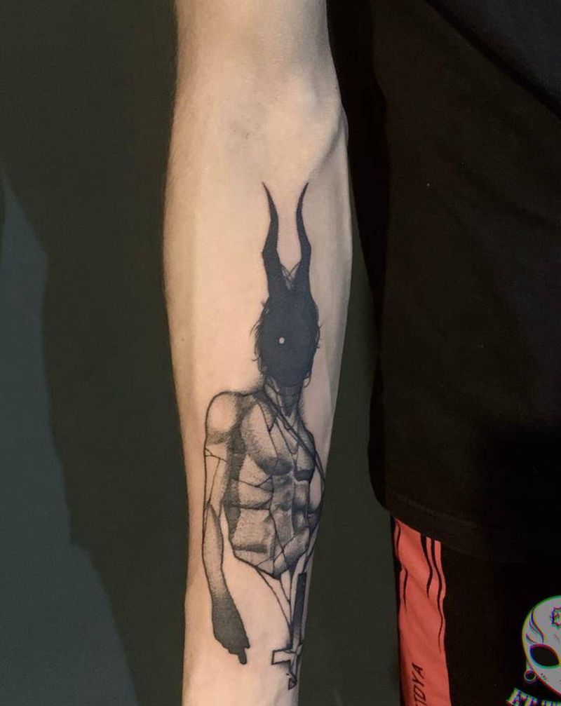 暗黑纹身图片_手部手臂欧美写实纹身图案