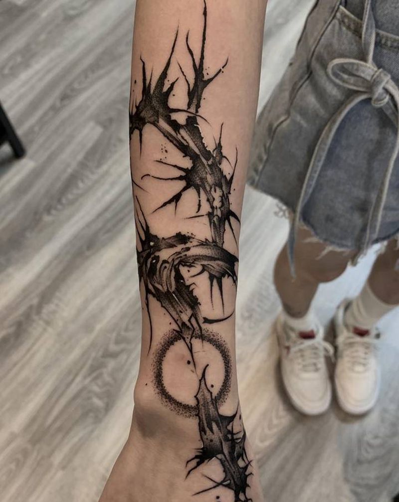 2.5h纹身图片_手部纹身图案