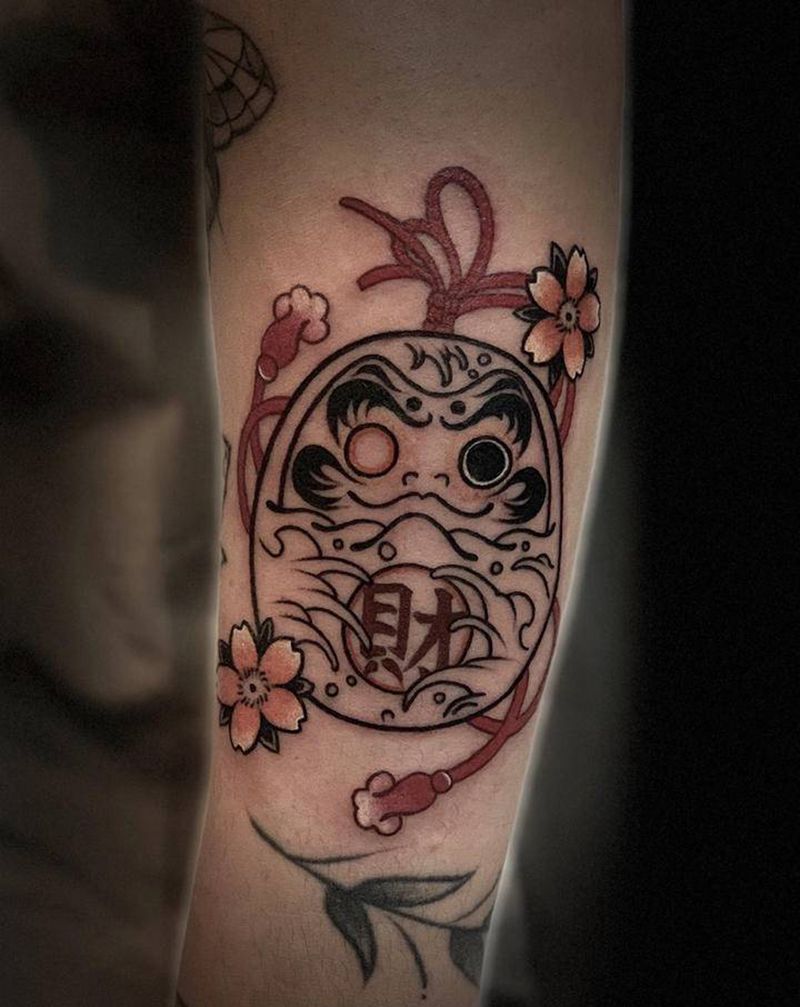 达摩蛋 /未完纹身图片_手部纹身图案