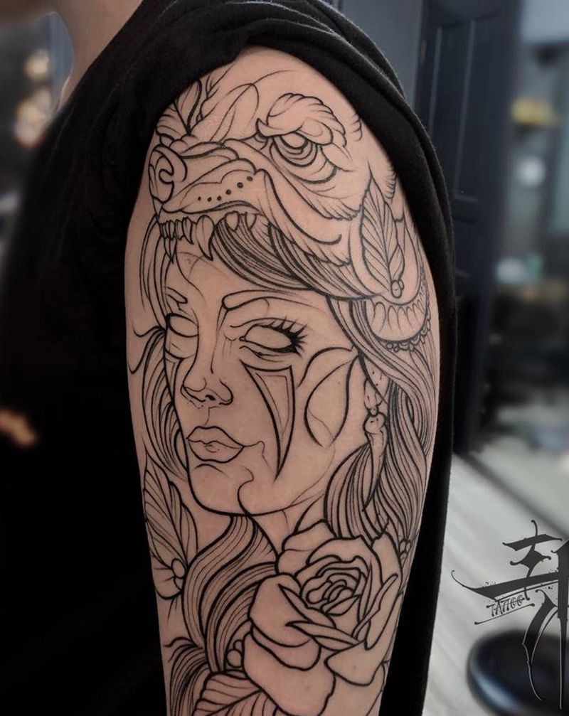 未完纹身图片_手臂纹身图案