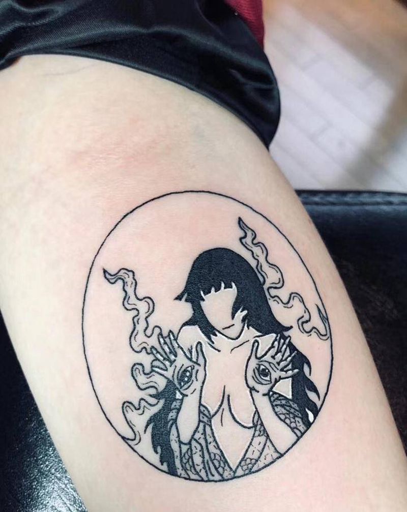 艺伎纹身图片_手臂纹身图案