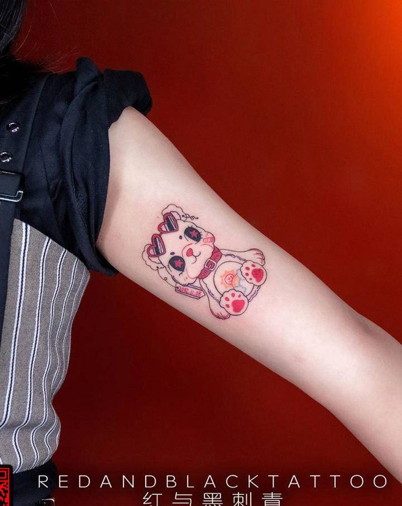 动漫纹身图片_手部New School纹身图案