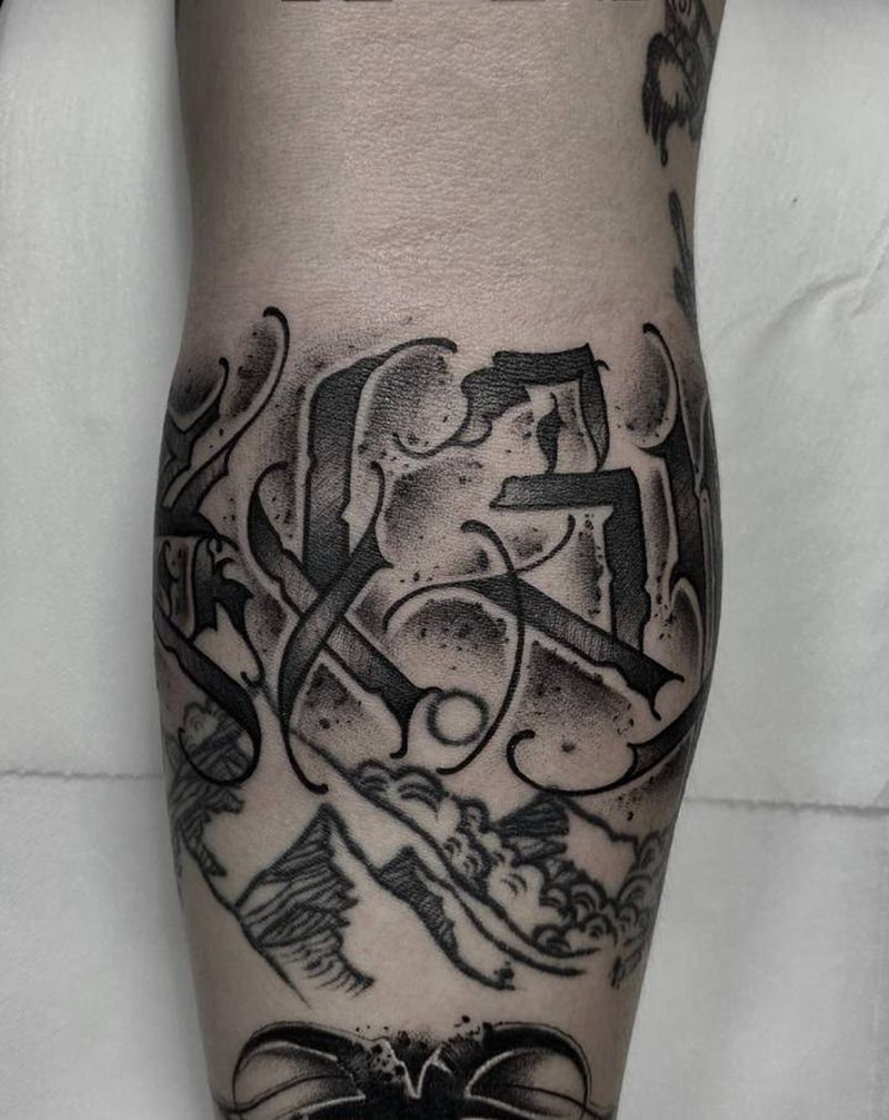 CY纹身图片_手部纹身图案