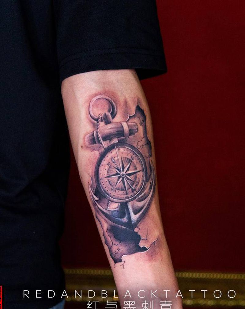 遮盖纹身图片_手臂手部新传统欧美写实纹身图案