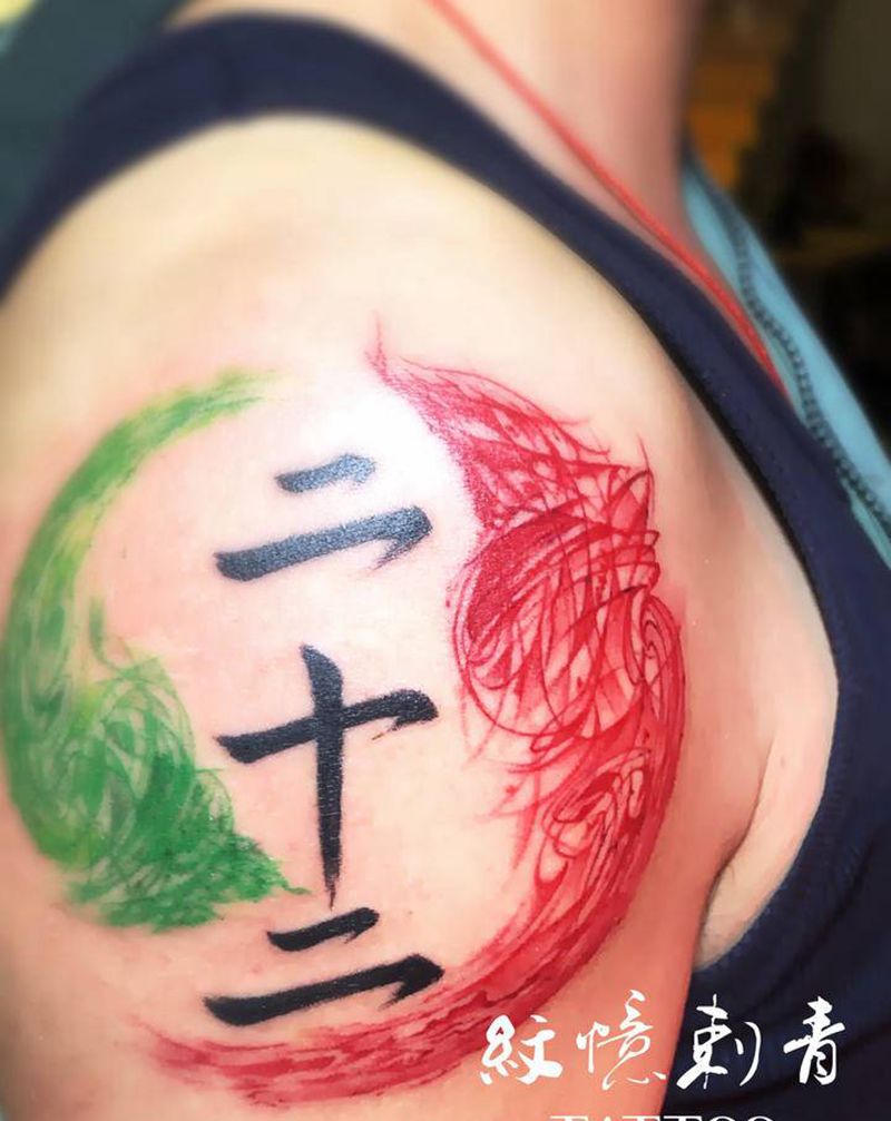 墨滴纹身图片_手部水彩水墨纹身图案