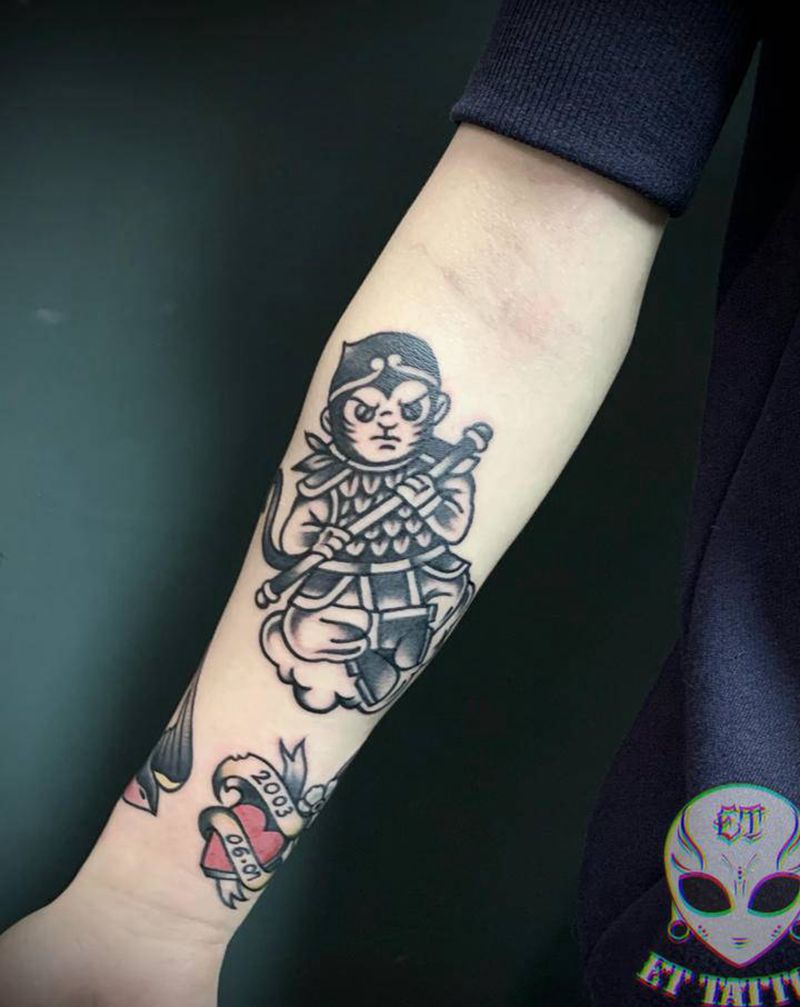 几则拼接纹身图片_手臂手部Old School纹身图案