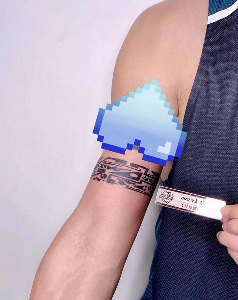 图腾    臂环纹身图片_手臂纹身图案