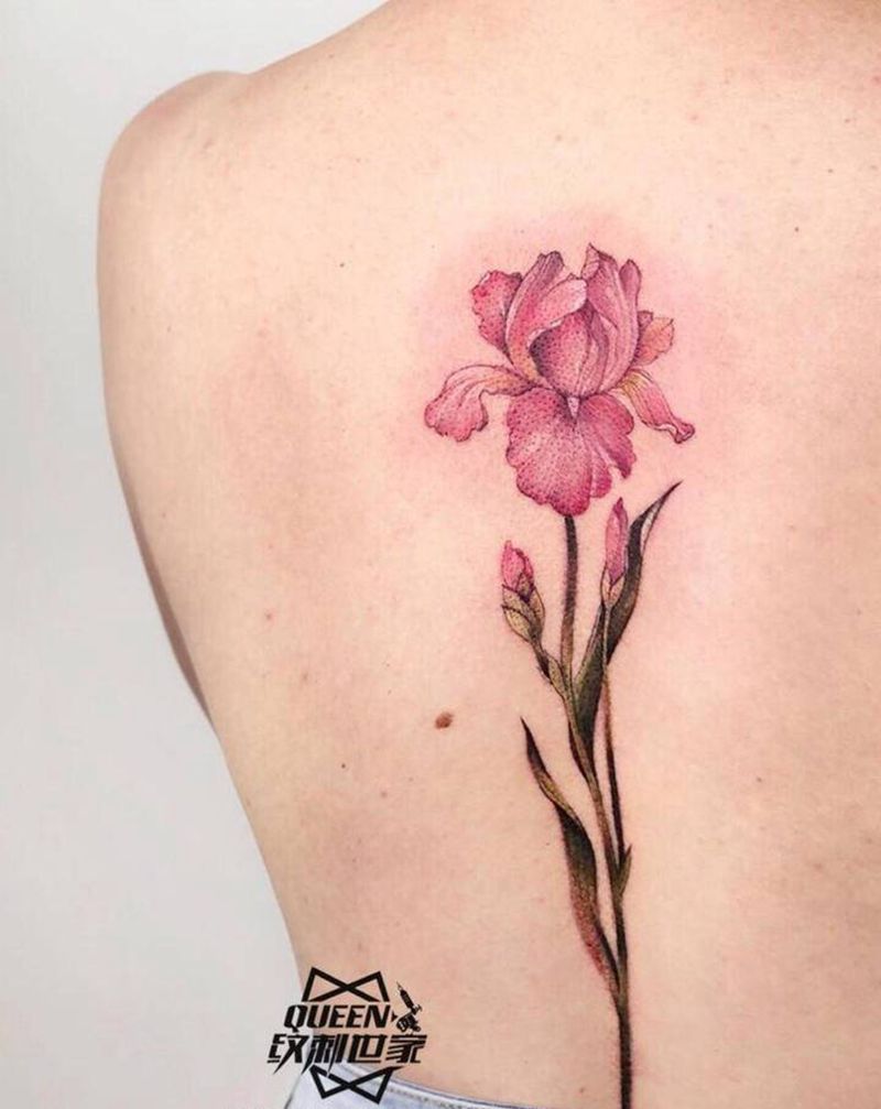 花卉～纹身图片_背部纹身图案
