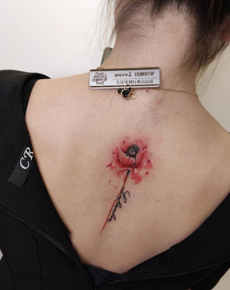 毁图改造～纹身图片_背部纹身图案