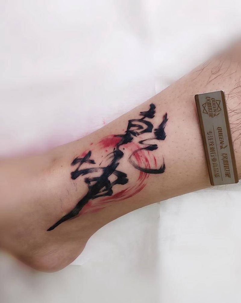 疤痕遮盖～纹身图片_水墨纹身图案