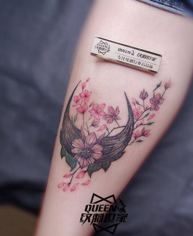 毁图遮盖～纹身图片_腿部纹身图案