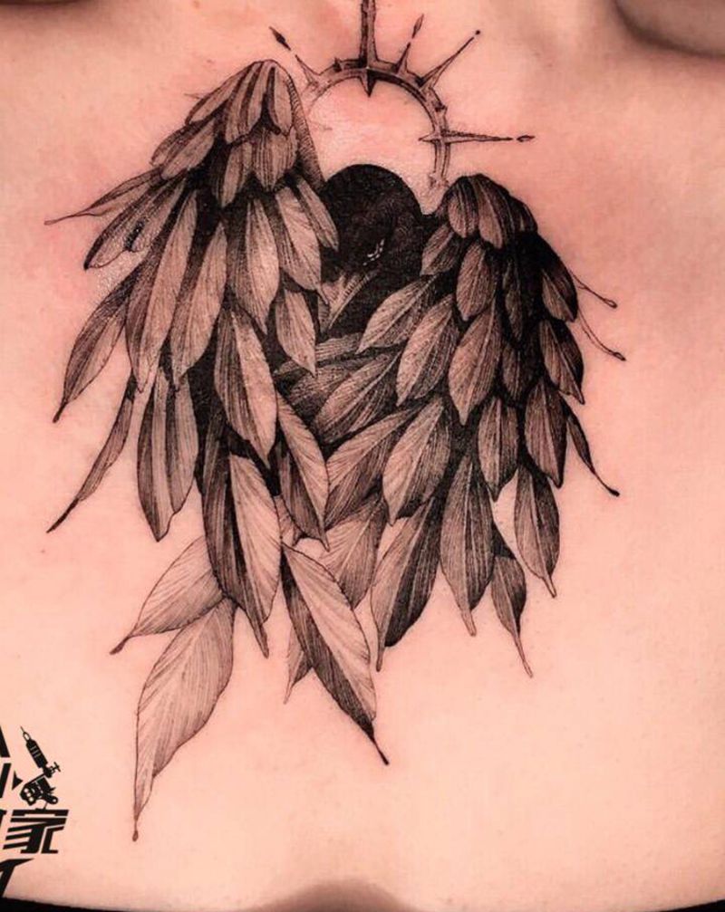 个性tattoo ～纹身图片_胸部纹身图案