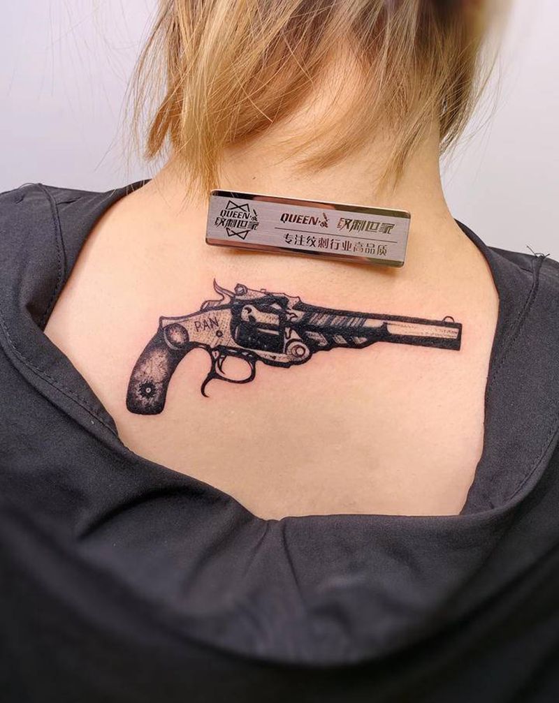 遮盖篇纹身图片_背部纹身图案