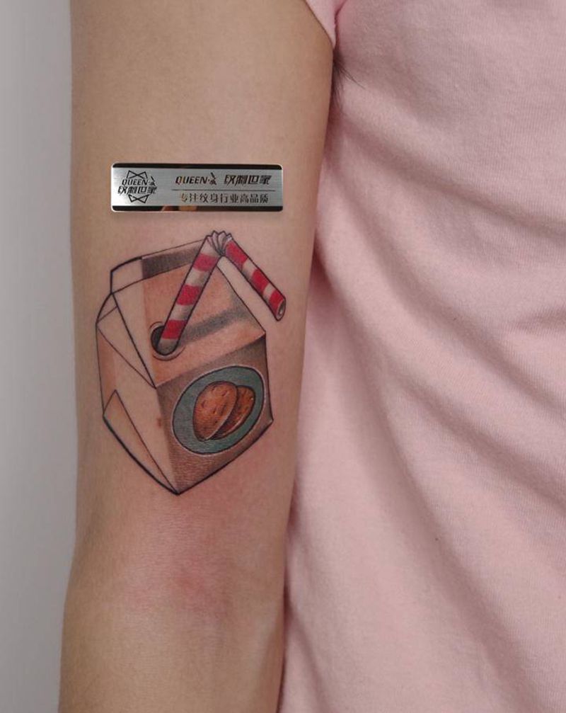 挚爱饮品～纹身图片_手臂纹身图案