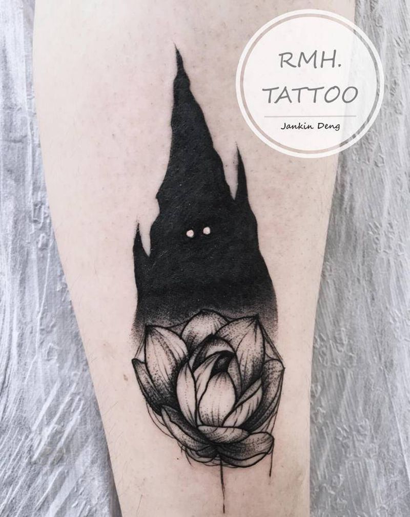 黑暗鬼魂纹身图片_暗黑系纹身图案