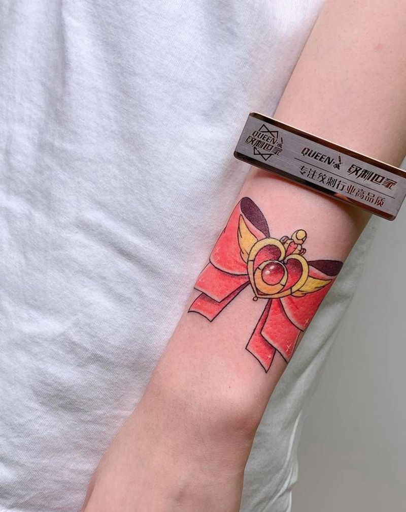 粉红色的蝴蝶结