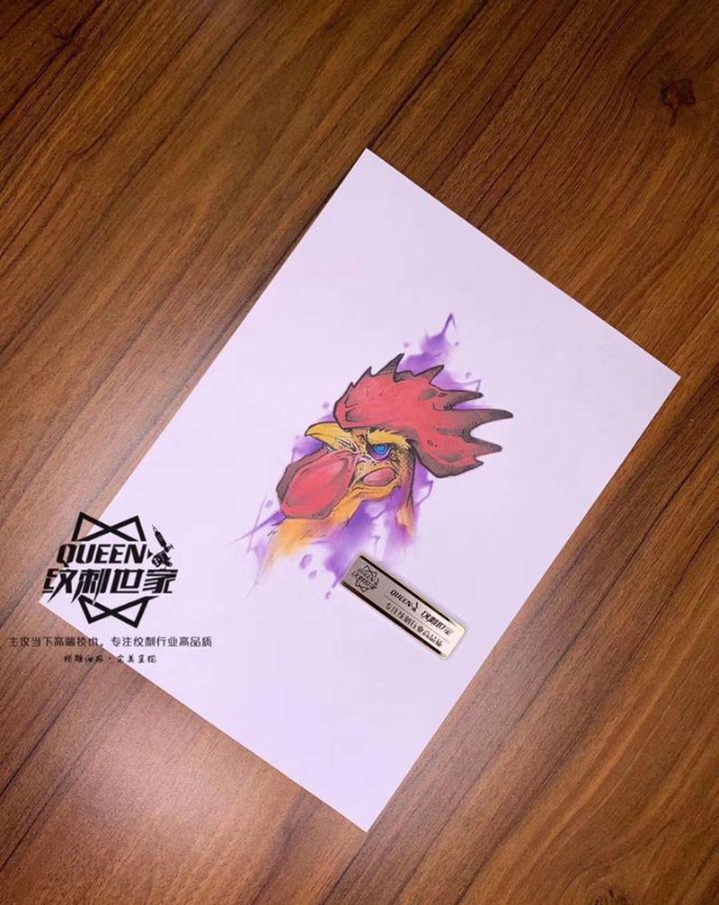 十二生肖随笔纹身图片_水彩纹身图案