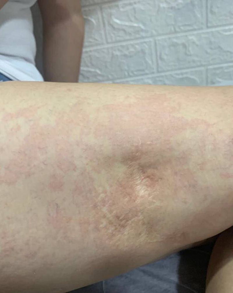 遮盖作品纹身图片_胸部腿部水墨纹身图案