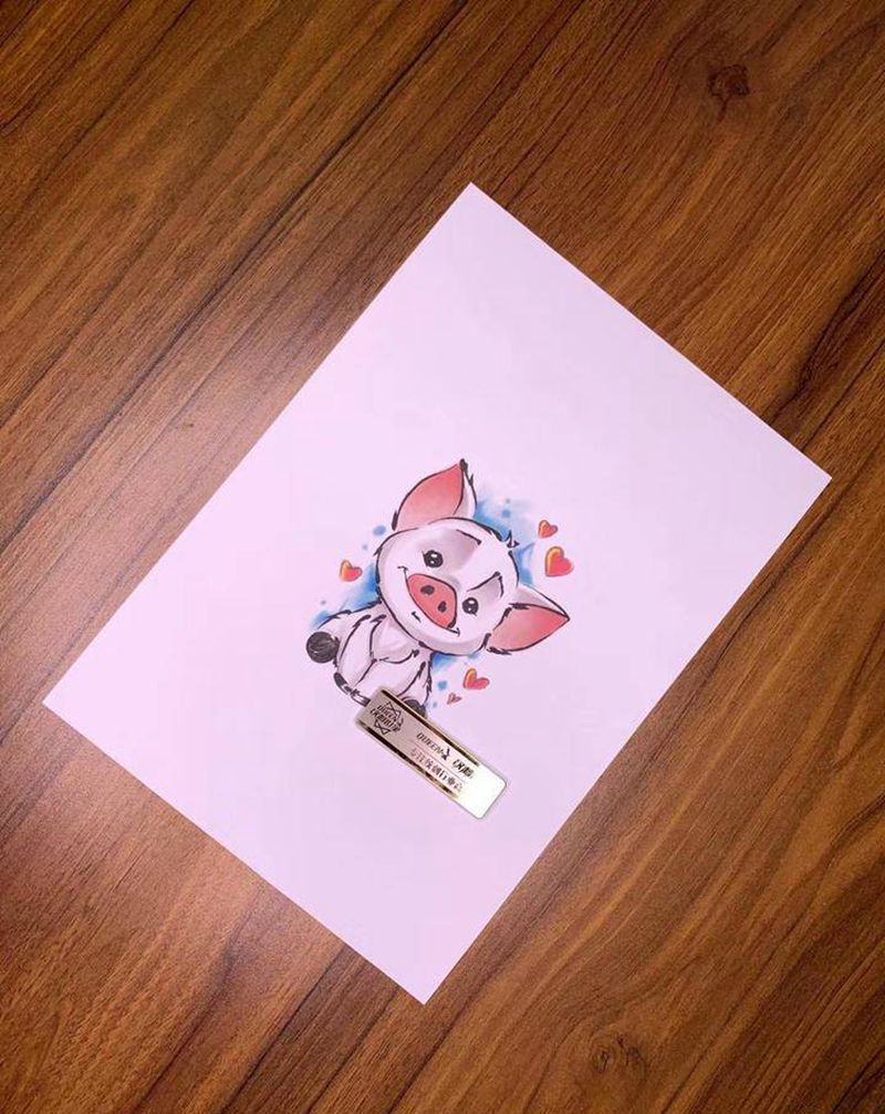 十二生肖原创随笔欣赏纹身图片_水彩纹身图案