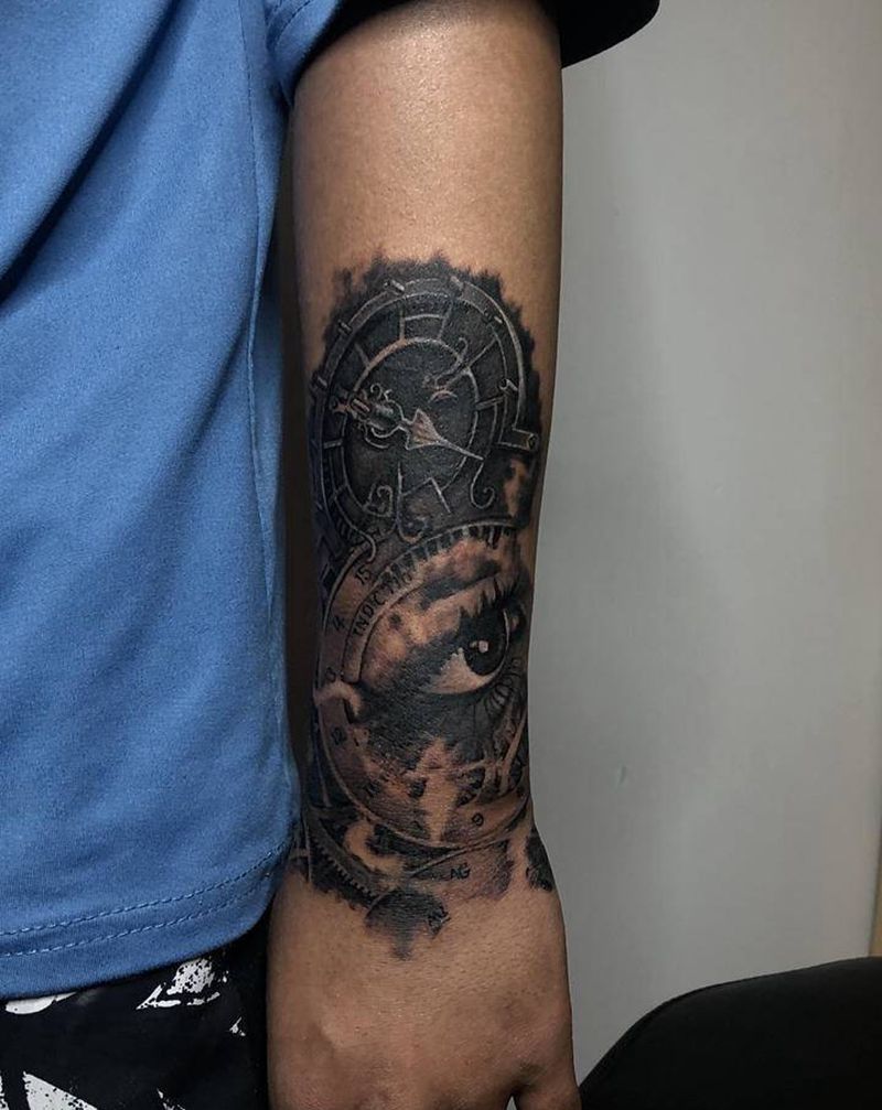 覆盖纹身图片_手臂欧美写实纹身图案