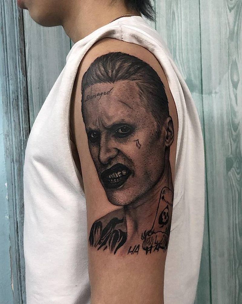 小布丁纹身图片_手臂欧美写实纹身图案