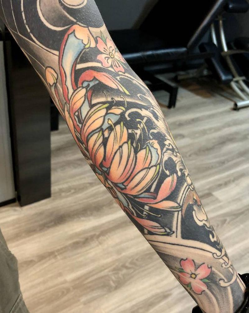 恢复照纹身图片_手臂新传统纹身图案