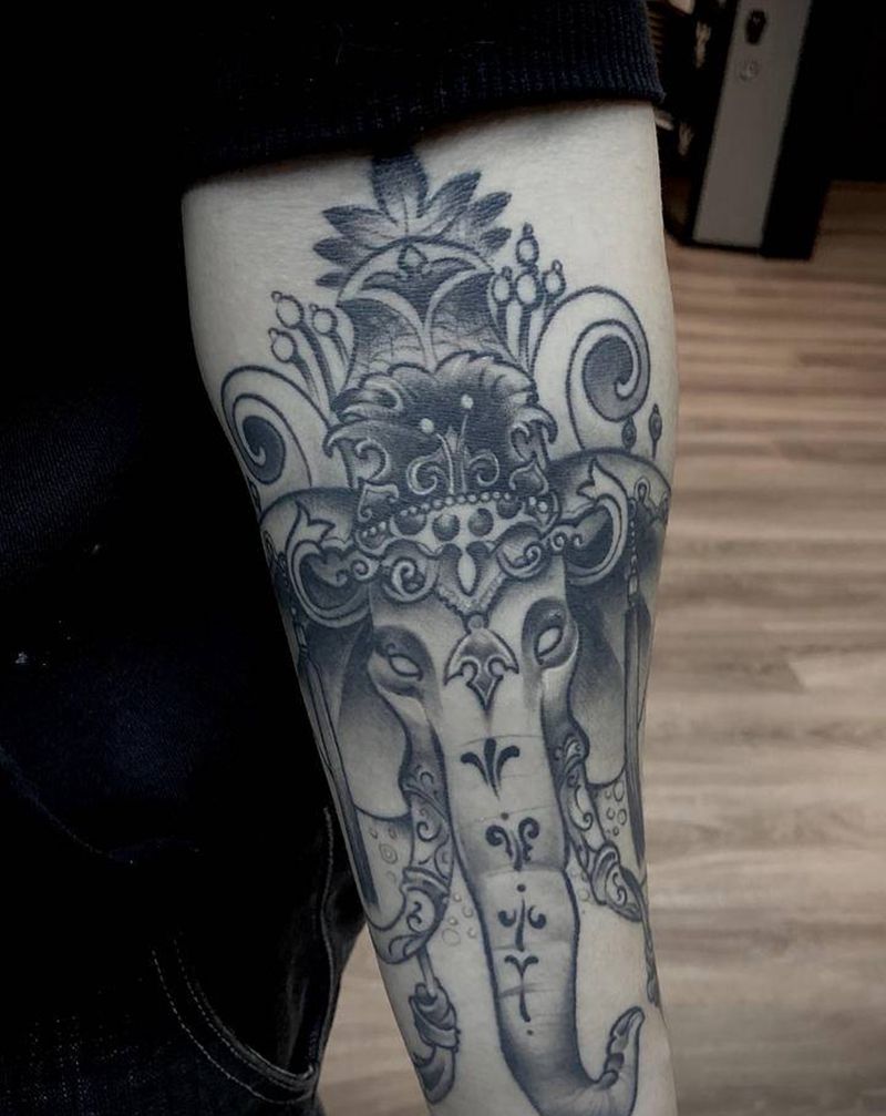 象纹身图片_手臂老传统纹身图案
