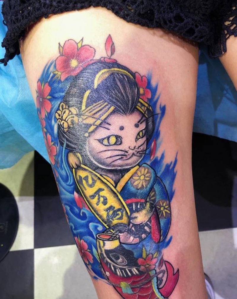 修改纹身图片_腿部纹身图案